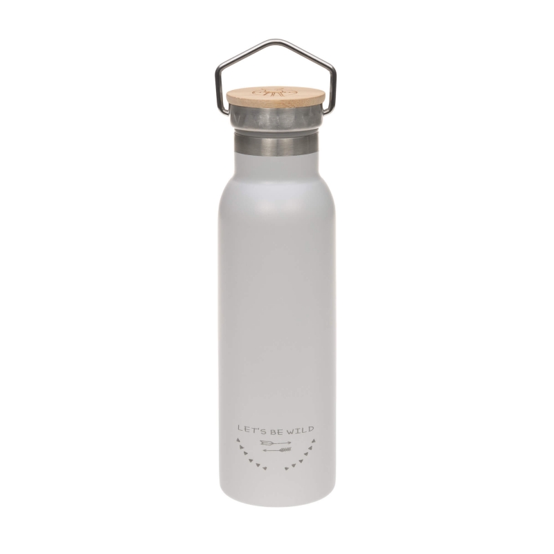 Edelstahl Trinkflasche - Adventure Grey